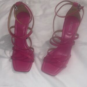 Michael Kors Fuchsia Strappy Heels